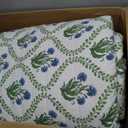 Martha Stewart - King Quilt Set, 100% Soft Cotton Floral Bedding for Year Round Comfort, 3 Piece Bed Set with Matching Pillowcases (Chloe Green)
