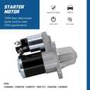 17986 Starter Compatible with 08-20 Chevy Traverse Colorado Malibu Impala, 07-09 Pontiac G6 Suzuki Saturn, 07-17 GMC Acadia, 06-19 Cadillac, 06-17 Buick V6 3.0 3.6L with OE 12645298 SMT0307