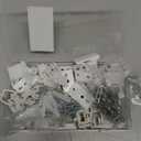 UrbanRed Flexible Ceiling Curtain Track - Room Divider, Curtain Rod, Wall Divider curtain, Ceiling Mount, RV Rail, Shower Corner, Long Curved Hospital Privacy System (White, Accessory Kit)