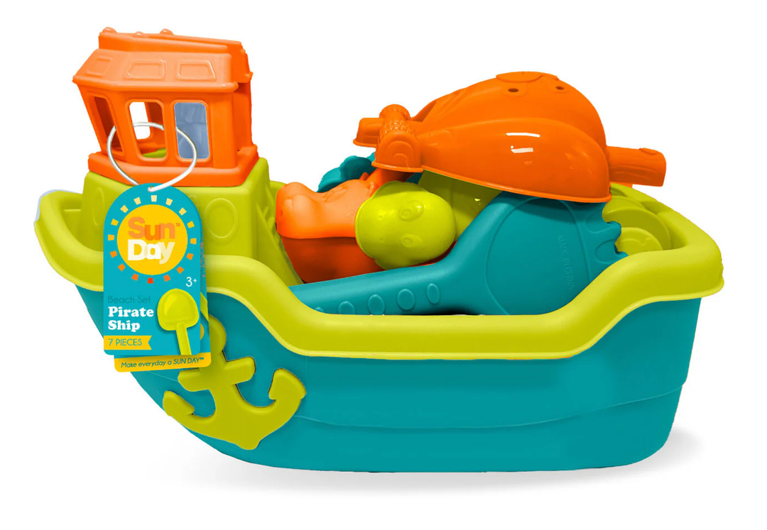 Pirate Ship Beach Toy Set