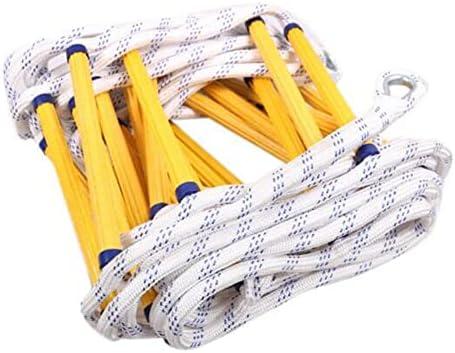 fireproof Rescue Ladder,Fire Fighting Soft Ladders Escape Rope Ladders Anti-Slip Self-Rescue Training Outdoor Climbing High Altitude down the Shaft Work Rescue Ladders Nylon Resin Ladders/2