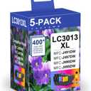 LC3013XL Ink Cartridges High Yield (5-Pack, 2BK/1C/1M/1Y) Replacement for Brother LC3013XL Ink Cartridges MFC-J491DW MFC-J497DW MFC-J895DW MFC-J690DW Printer