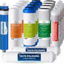 iSpring F19K75 NSF Certified 2-Year Replacement Filter Set for 6-Stage Reverse Osmosis Systems, Alkaline Mineral Filter, 19-Count, Long-Lasting Purification