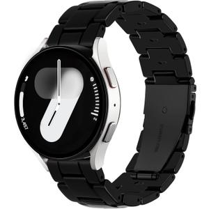 Lerobo Lightweight Resin Band Compatible with Samsung Watch 7 6 5 4 40mm 44mm Galaxy Watch 4 6 Classic 42mm 46mm 43mm 47mm Galaxy 5 Pro 45mm Active 2 40mm 42mm, 20mm Smartwatch Band for Women Men