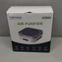 Air Purifier for Home  True HEPA Filter for Pets, Smoke & Allergies | 600 Sq Ft Coverage | Ultra-Quiet & Portable for Bedroom/Travel (1 Pack, Grey White)