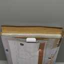 Monthly Whiteboard Calendar & Corkboard for Wall, Magnetic 17"x13" Dry Erase Board with White Wood Framed, 2in1 White Board Cork Board Combo, Calendar Bulletin Board for Kitchen Planner Memo Office