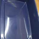 IRIS USA Cat Litter Box XX-Large Open Top with High Sided Walls Tall Scatter Shield Scoop Included Easy Clean Plastic Pan for Big Cats Kittens Multi-Cat Households 30"L x 20"W x 14"H Navy