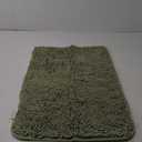 OLANLY Bathroom Rugs 30x20, Extra Soft Absorbent Chenille Bath Rugs, Rubber Backing Quick Dry, Machine Washable Bath Mats for Bathroom Floor, Tub and Shower, Home Decor Accessories, Sage Green