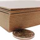 12 x 12 Inches 70 Point Kraft Heavy Duty Chipboard Sheets for Book Board Binding - 15 Per Pack