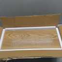 Upassion Floating Shelves for Wall Set of 3, 16" Rustic Wood Wall Shelves for Home Decor, Frame Display Wall Mounted Floating Shelf for Living Room, Bedroom, Bathroom, Kitchen