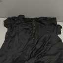 YeGine Plus Size Women Short Sleeve Loose Jumpsuit Casual Rompers One Piece Button Up Wide Leg Jumpsuits (3X-Large Plus, 2-black)