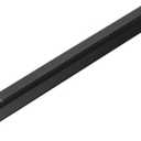 Nordic Long Wardrobe Cabinet Handle Modern Simple Black Long Cabinet Door Drawer Cabinet Door Handle (Size : Black 6824B 192 Hole spacing)