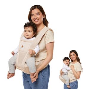 Ergobaby Alta Hip Seat All-Position Breathable Mesh Hip Seat & Carrier, Natural Beige Ergobaby Alta Hip Seat All-Position Breathable Mesh Hip Seat & Carrier, Natural Beige