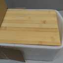 Bamboo Desk Organizer with Drawers, 3-Drawer Desktop Storage Box