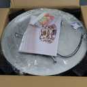 13 inch Brushed Nickel Flush Mount Ceiling Light Fixtures,3-Light Modern Hallway Light Fixtures Ceiling, Brushed Nickel Light Fixture Ceiling Mount for Farmhouse,Kitchen, Bedroom 2 Pack