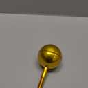 3" Flag Pole Ball Topper Ornament, Weatherproof Flagpole Top Replacement, Fits Most In Ground Flag Poles, Trucks & Solar Lights, Gold Aluminum Anodized Finish