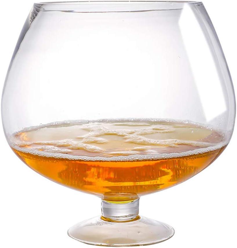 GAOGAO 2000ml To 12000ml Super Big Crystal Glass Brandy Glasses Drink Snifters Bar Wine Surprised Drinkware (4000ML), 135.3 Ounces