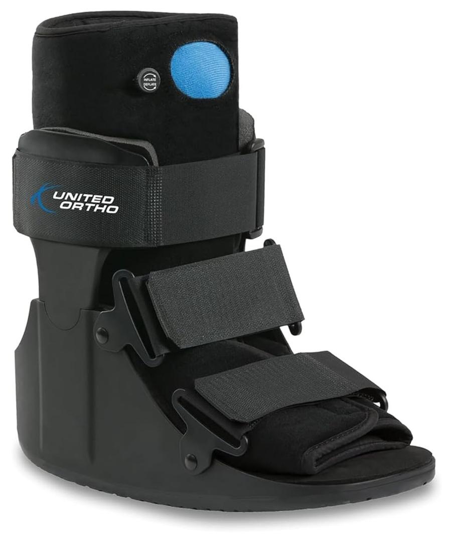 United Ortho Short Air Cam Walker Fracture Boot  (Small, Black )