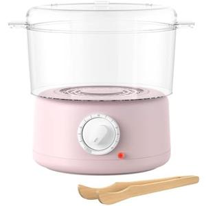 VERYTOP Mini Hot Towel Warmer for Spa, Quick Heating Towel Steamer for Facials, Portable Small Towel Heater for Bathroom,Spa and Salon.(Pink-X-Small)