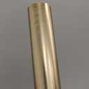 Heavy Duty Curtain Rods,1 1/4" Large Diameter Premium Nonadjustable Curtain Rod,54in/4.5ft Custom Window Treatment Rods with Durable Aluminum Brackets and End Caps,Gold Finish