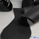 LUCKEASY 7PCS for Tesla Model 3 Highland 2026 2025 2024 Front Rear Door Threshold Strip Center Console Lower 2nd Row Seat Lower Protector Anti-dust Pads TPE for Tesla Model 3 Accessories Black