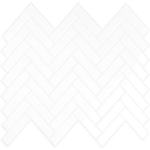 VEELIKE Herringbone Peel and Stick Tile Backsplash White Peel and Stick Backsplash for Kitchen 6 Sheets Back Splash Stick on Tiles 12''x12'' Self Adhesive Waterproof Wall Tile Stickers for Bathroom