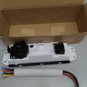 A/C Heater Control Panel with Blower Motor Switch Compatible with 1999-2004 Jeep Wrangler TJ, Climate Control Module Replace 55037473AB, BL101, HS-373