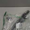 QINGYUN Black Tension Curtain Rod 28 to 48 Inch Spring Rod No Drilling Adjustable Shower Curtain Rod for Windows, Bathrooms, Closet, Kitchen