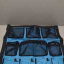 Asooll Horse Trailer Organizer, Horse Grooming Bag with Hanging Straps, Large-Capacity Horse Supplies Storage Bag, Horse Trailer Hanging Grooming Organizer Bag for Stables, Blue