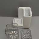 5-in-1 Electric Makeup Brush Cleaner & Dryer Machine- Portable Automatic USB Cosmetic Brushes Cleaner Tool with Deep-Clean Silicone Brush for All Size Brushes (Contour, Eyeshadow, Blush)