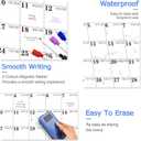 32" x 48" 2026 Wall Calendar Erasable Starry Sky, Wet & Dry Erase Large Laminated Annual Yearly Planner - 12 Month Horizontal/Vertical Calendar January to December for Easy Planning, Organizing