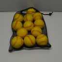 Magicorange 12 Pack Foam Baseballs Practice Foam Softballs 11 inch Training Baseballs Unmarked Baseball Soft Toss, Batting, Fielding, Hitting, Pitching (Yellow)