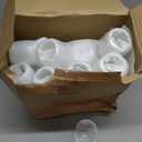 Ziliny 24 Pcs 6 oz Stemless Clear Wine Glasses Glass Cups Recyclable Drinking Glasses for Red or White Wine Cocktail Supplies Party