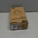 2025 Model Breathable Soft Leather Car Steering Wheel Cover for Men Women, Non-Slip, Comfortable,Universal 15 inches Steering Wheels, Black