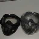 Paintball Mask Anti Fog,Airsoft Mask Full Face,Tactical Mask, Motorcycle Helmet Goggles with Removable Face Mask for Men Women