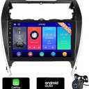 [2+64G] Android 13 Radio for Toyota Camry 2012 2013 2014 - Wireless Apple Carplay and Android Auto -10.1 inch Touchscreen Car Stereo with AHD Backup Camera, GPS/WiFi/Mirror Link/EQ/FM/RDS Radio