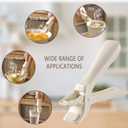 2 x 2-Pack Hot Plate Gripper Tongs for Safely Handling Hot Plates, Bowls, Pizza Pans, Air Fryers, and Microwave Oven Dishes