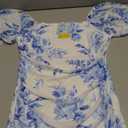 Mesh Ruched Maternity Dress Baby Shower Wedding Guest Pregnancy Shoot Fall Long Short Sleeves Square Neck (Small)