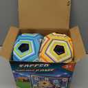 Sports Soccer Toys for Kids: 2-in-1 Portable Soccer Toy with Rebound - Interactive Soccer Gift for 3 4 5 6 7 8-12 Year Old Boys Indoor Outdoor Backyard - Perfect Christmas Birthday Gifts for Kids 3-12