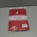 Missufe Women's V Neck Ruffle Short Sleeve Bodycon Summer Casual T Shirt Dress (S)