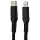 CELLCandy 10FT USB-C to 8-Pin Braided Charge & Sync Cable - Black 2 Pack