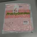 PRETTYGARDEN Womens 2025 Summer Casual Short Sleeve Dresses A Line Bow Tie Front Babydoll Loose Cute Mini Dress with Pockets (M)