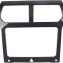 L2R for Ford Explorer 2011 2012 2013 2014 2015 Interior Dashboard Console Navigation GPS Frame Cover Trim ABS Carbon Fiber Black Accessories 1pcs