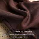 2 x 2 Pcs Armrest Covers for Cars, Cloth Fabric Armrest Protectors Replacement Car Front Seat Arm Rest Covers, Universal Car Interior Accessories (Brown)