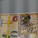 Lehoo Castle Kids Tool Set with Toolbox, Wooden Toys for 3 4 5 Years Old Boy Birthday Gift, Construction Play Tools, STEM Learning Toys for Preschooler, Pretend Play Gifts for Christmas