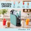 Slushie Machine for Home, Frozen Drink & Margarita Machine, No Ice Needed, 5 Preset Modes Slush, Frappe, Milkshake, Frozen Juice, Automatic Slushy Maker, 220W