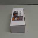 BESTTEN Keyed Entry Door Knob with Lock, Interior and Exterior Door Lock, Standard Ball, Satin Nickel