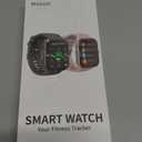 Smart Watch for Men Women (Answer/Make Calls), 1.96" HD Fitness Smartwatch 2025, 110+ Sports Modes, Heart Rate/Sleep/Spo2 Monitor, IP68 Waterproof Step Counter, Activity Tracker for Android iOS, Blue