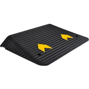 Pyle Rubber Threshold Ramp 3.5 Inch | Portable, Non-Slip Wheelchair Ramp | Sturdy Built for Indoor Outdoor Use | 3300 lb Capacity & Tool-Free Setup | 35.4 x 20.8 in | for Scooters, Walkers, Strollers