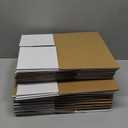 WIFTREY 12x9x6 inches White Shipping Boxes pack of 15, Corrugated Cardboard Boxes 12 x 9 x 6 for Packaging Small Business, Moving, Mailing